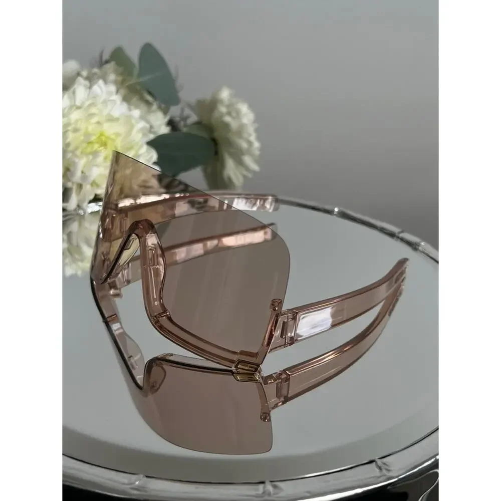 NEW Gucci GG1631S Pink Mask Shield Sunglasses